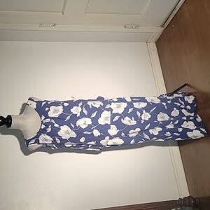 Liz Claiborne Blue & Beyond, Sleevless Blouse, Size L, Long Skirt, Size: 12, NWT